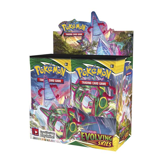 Pokemon Sword and Shield Evolving Skies Booster Display Box